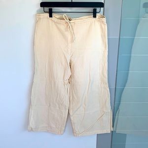 Madewell Cream Drawstring Pants